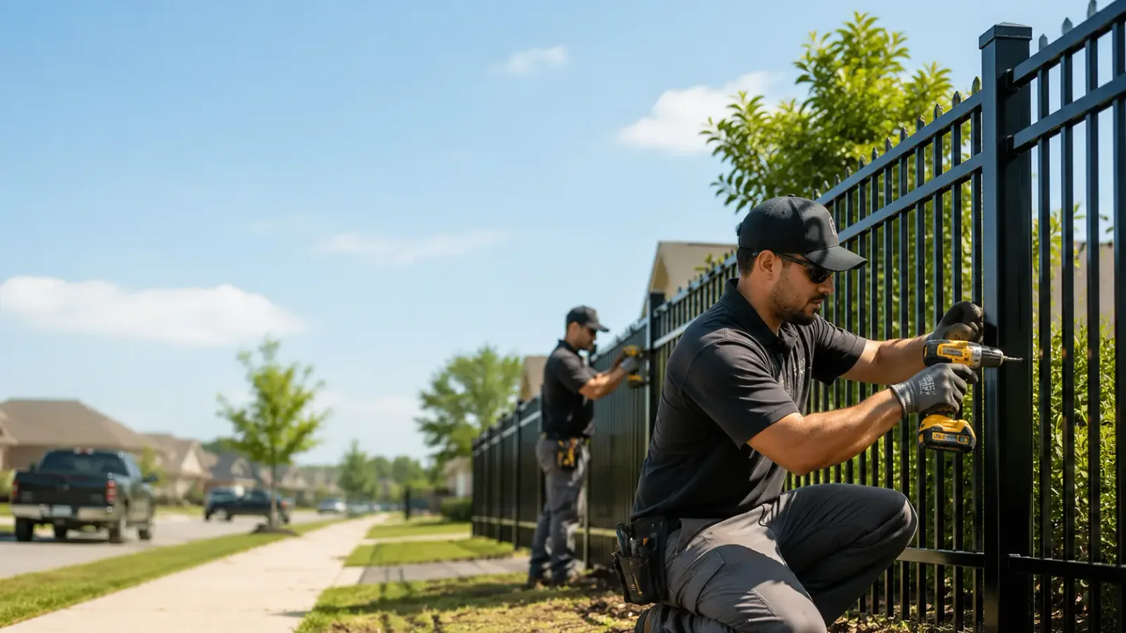 Metal Fence Installation in Huntington, TX
